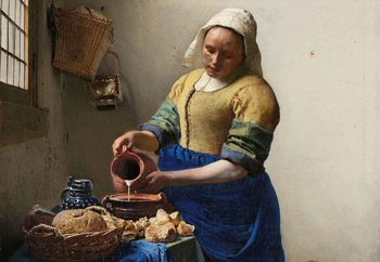 Γυάλινη τέχνη  The Milkmaid, Vermeer