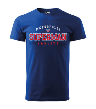 Тениска The Superman - Metropolis Varsity