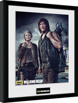 Zarámovaný plakát The Walking Dead - Carol and Daryl