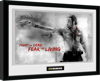 Zarámovaný plakát The Walking Dead - Rick