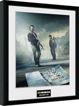 Zarámovaný plakát The Walking Dead - Season 5