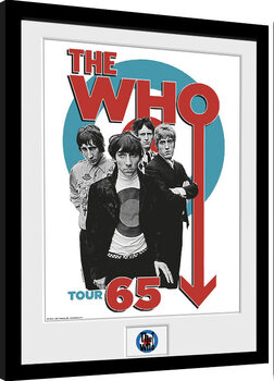 Ingelijste poster The Who - Tour 65
