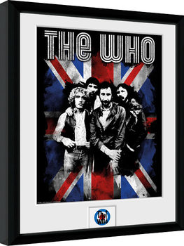 Ingelijste poster The Who - Union Jack