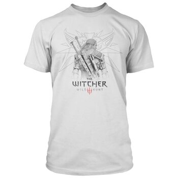 T-skjorte The Witcher 3 - Sketched Geralt