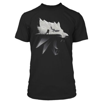 Majica The Witcher 3: Wild Hunt - Wolf Silhouette