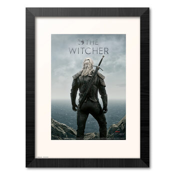 Poster enmarcado The Witcher - Geralt Backwards