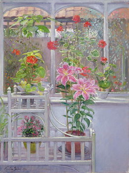 Obraz na plátně Through the Conservatory Window, 1992
