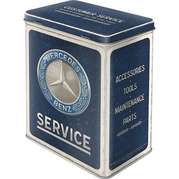 Tin can Mercedes Benz - Service Emblem