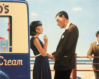Jack Vettriano - The Lying Game Reprodukcija umjetnosti