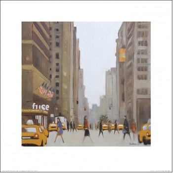 New York - 7th Avenue Reprodukcija umjetnosti