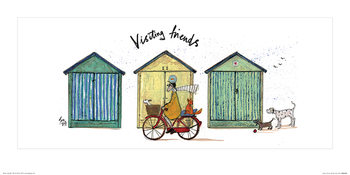 Sam Toft - Visiting Friends Reprodukcija