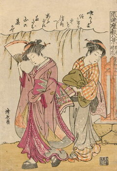 Tableau sur toile A Fan Suggesting a Dispersed Storm