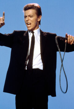 Tableau sur toile Absolute Beginners: Davis Bowie, 1986