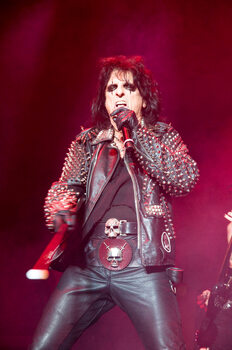 Tableau sur toile Alice Cooper at The Manchester Apollo