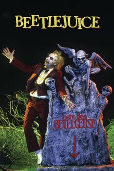 Tableau sur toile Beetlejuice - Grave