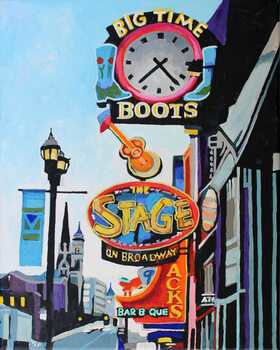 Tableau sur toile Big Time, 2024