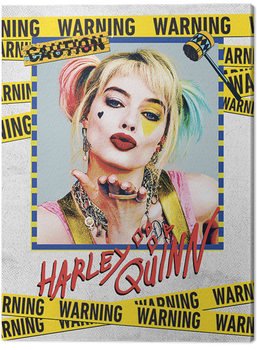 Birds Of Prey: et la fantabuleuse histoire de Harley Quinn - Harley Quinn Warning Tableau sur Toile