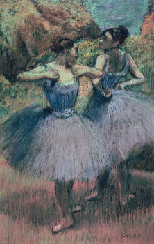Tableau sur toile Dancers in Violet
