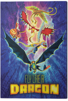 Dragons 3 : Le monde caché - Fly Like A Dragon Tableau sur Toile
