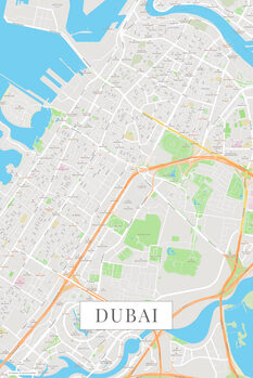 Tableau sur toile Dubai color