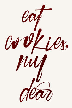 Tableau sur toile Eat Cookies, My Dear