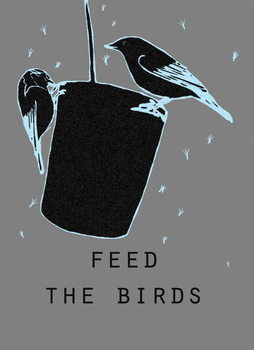 Tableau sur toile Feed the birds