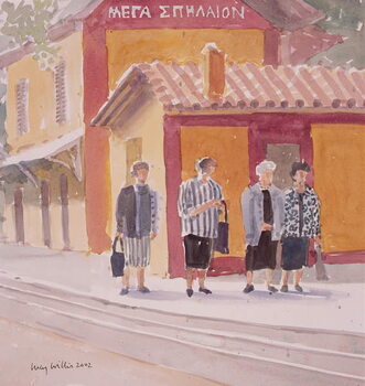 Tableau sur toile Getting Down at Megaspilaion, 2002