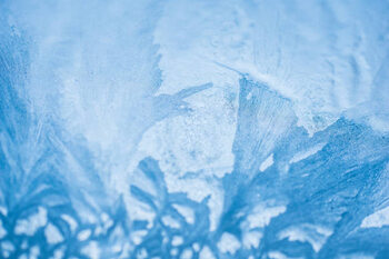 Tableau sur toile Icy glass natural pattern