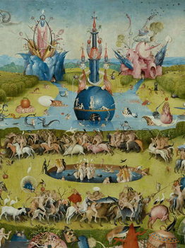 Tableau sur toile Le jardin des délices de la terre