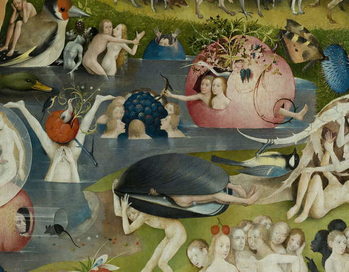 Tableau sur toile Le jardin des délices de la terre