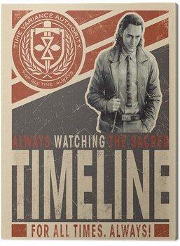 Tableau sur toile Loki - Timeline