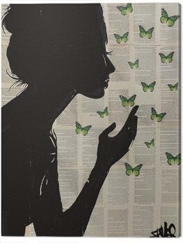 Tableau sur toile Loui Jover - Simplicity - Green