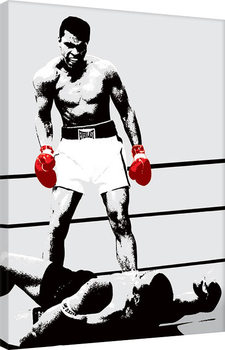 Tableau sur Toile Muhammad Ali - Gloves - Corbis