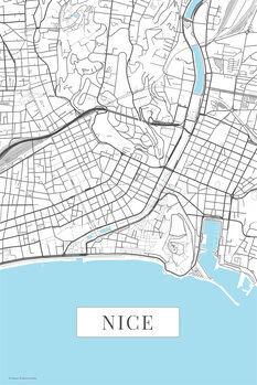 Tableau sur toile Nice white