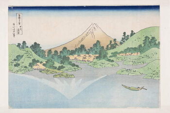 Tableau sur toile Reflection in Lake Misaka