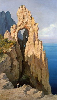 Tableau sur toile Rocks at Capri