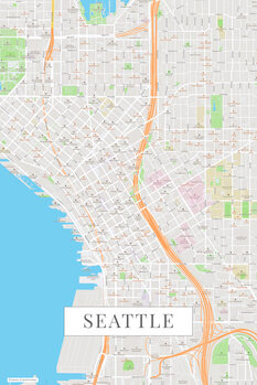 Tableau sur toile Seattle color