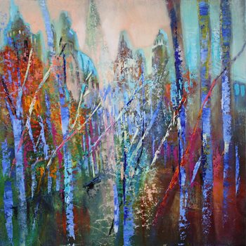 Springtime in the avenue II Tableau sur Toile