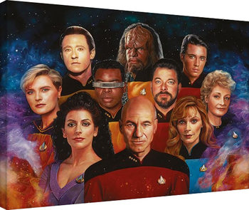 Star Trek: The Next Generation-50th Anniversary Tableau sur Toile