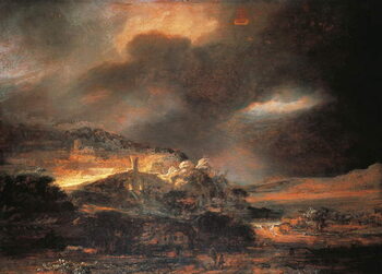 Tableau sur toile Stormy Landscape