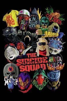 Tableau sur toile Suicide Squad - Icons