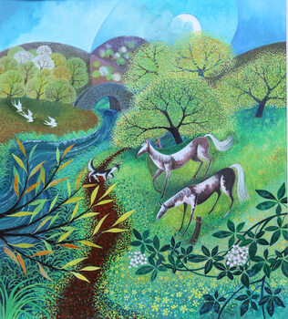 Tableau sur toile Terns on the River, 2021