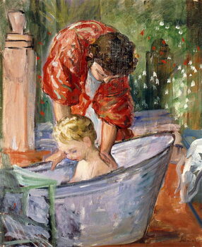 Tableau sur toile The Bath; Le Bain,