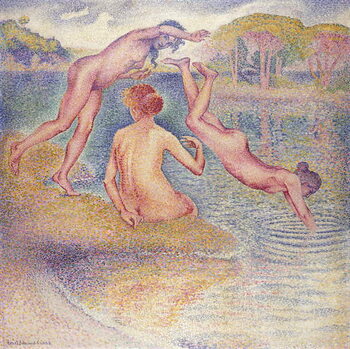 Tableau sur toile The Bathers (The Joyful bathing); Les Baigneuses (La Joyeuse baignade), 1899-1902