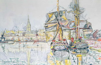 The 'Emerald Coast', St. Malo, 1931 Tableau sur Toile