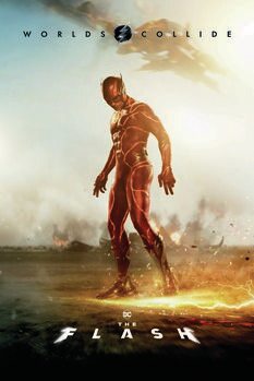Tableau sur toile The Flash - Worlds Collide