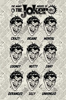 Tableau sur toile The Many Moods of The Joker