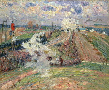 Tableau sur toile The Two Trains