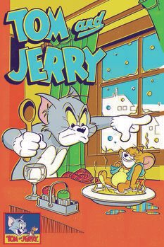 Tableau sur toile Tom & Jerry - Comics Cover