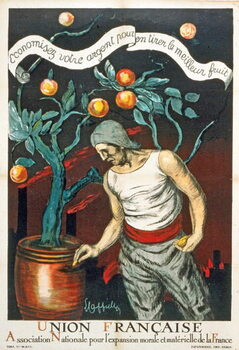 Tableau sur toile Union Française Association Nationale pour l'expansion morale et matérielle de la France